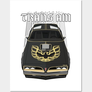 Firebird Trans am 77-78-black Posters and Art